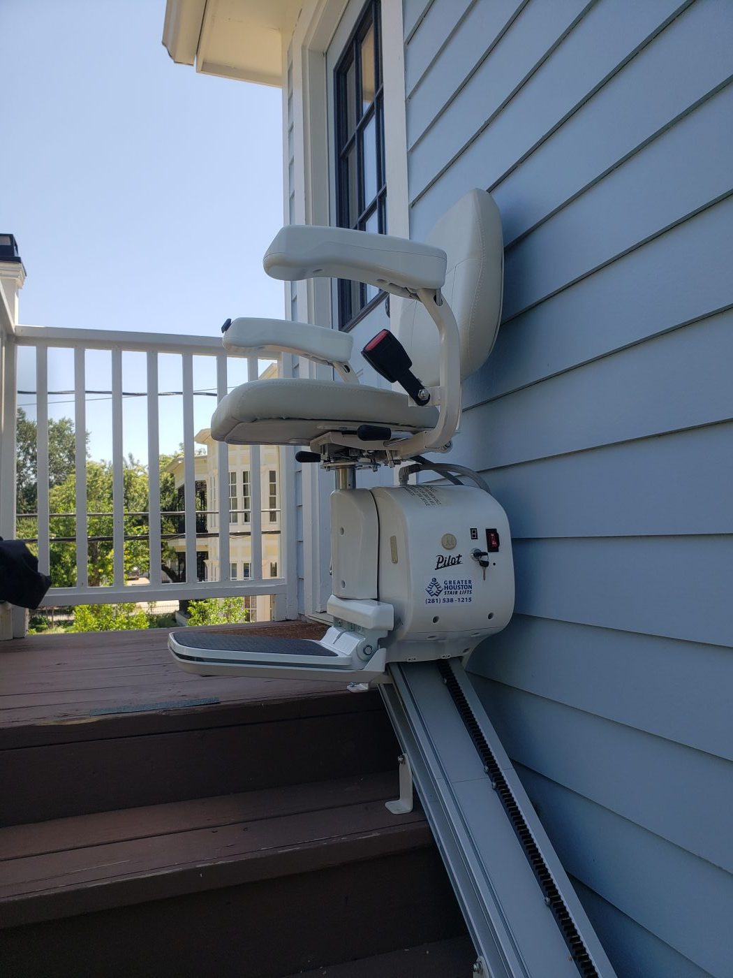Outdoor Stair Lifts Greater Houston Stair Lifts Straight or Curved